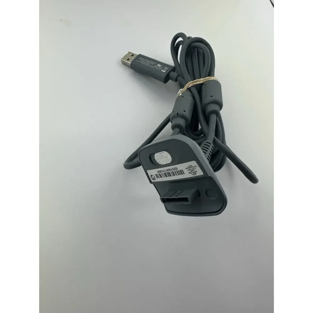 Microsoft Xbox 360 Game Controller USB Charging Cable Charger Cord OEM Gray